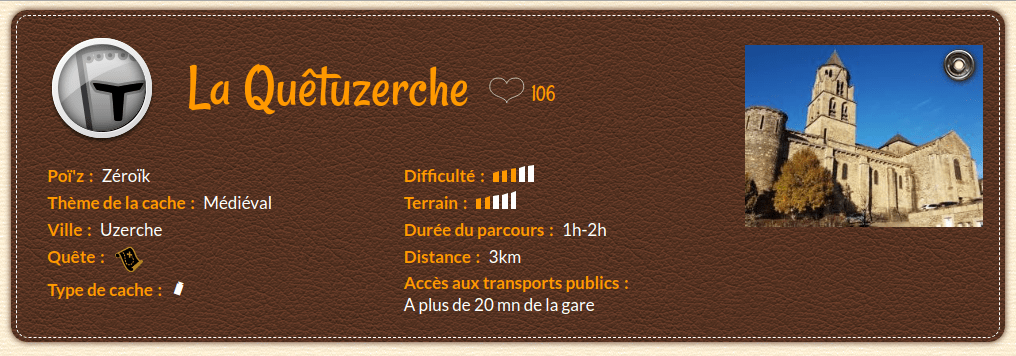 terra aventura géocaching limousin